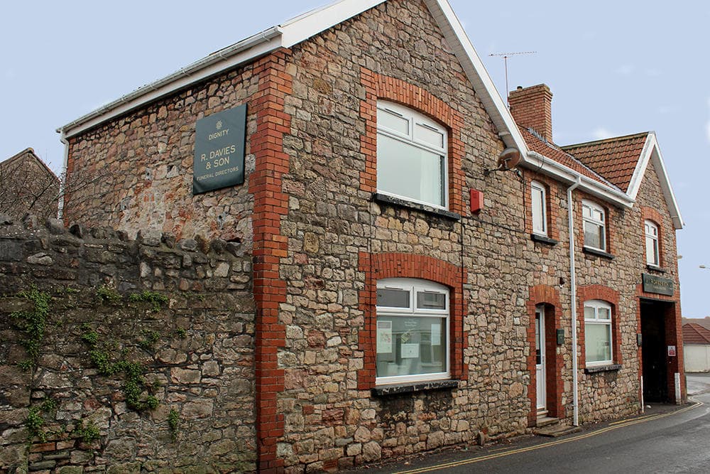 R. Davies & Son Funeral Directors in Shirehampton, Bristol.